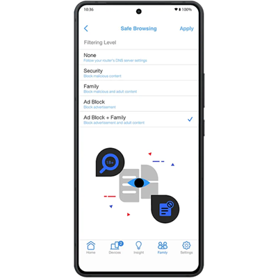 Safe Browsing & AdGuard