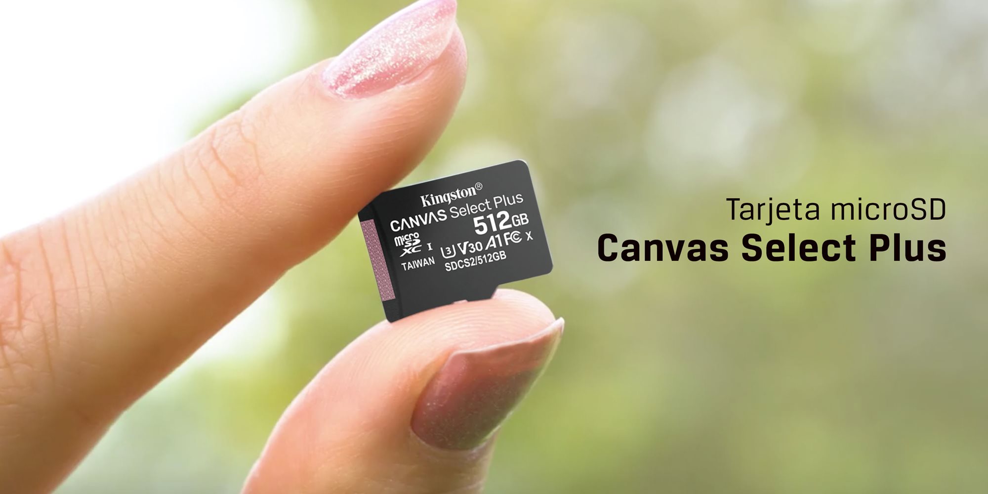 Kingston-tarjeta Micro SD Canvas Select Plus, Memoria Flash C10 A1