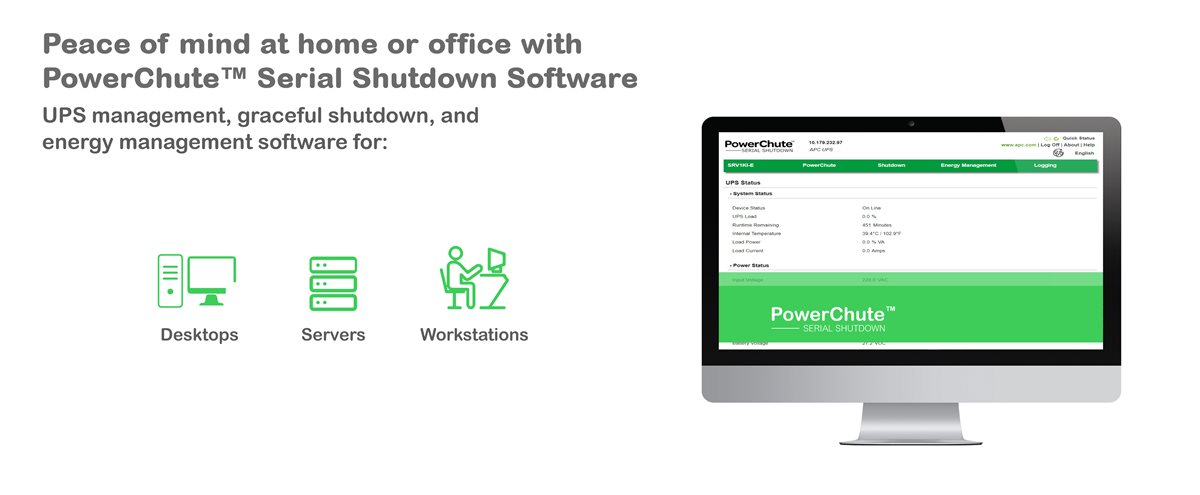 Powerchute Serial Shutdown