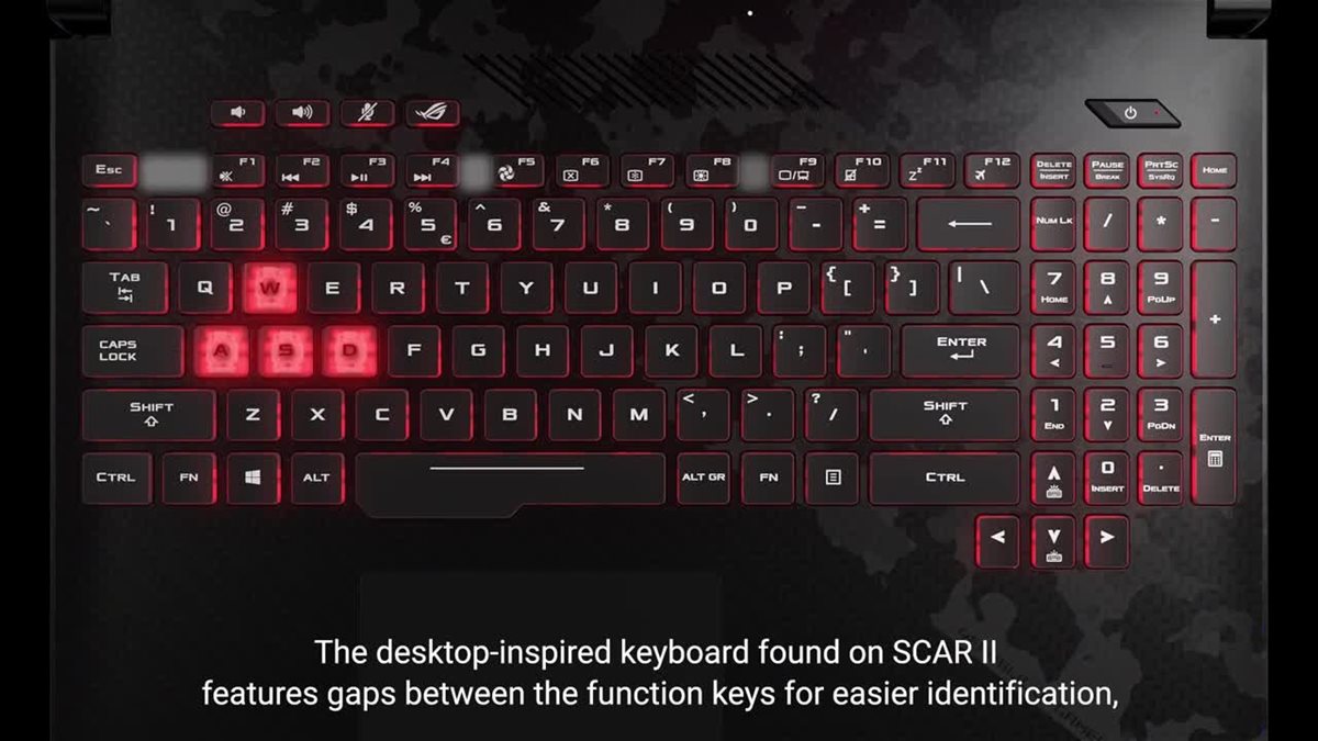 ASUS ROG Strix SCAR II GL504GS DS74 | Overview, Specs, Details | SHI