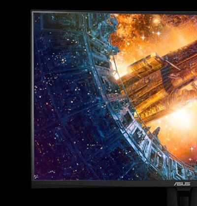 The image shows that the VG32AQAY1A can deliver vivid and exceptional colors