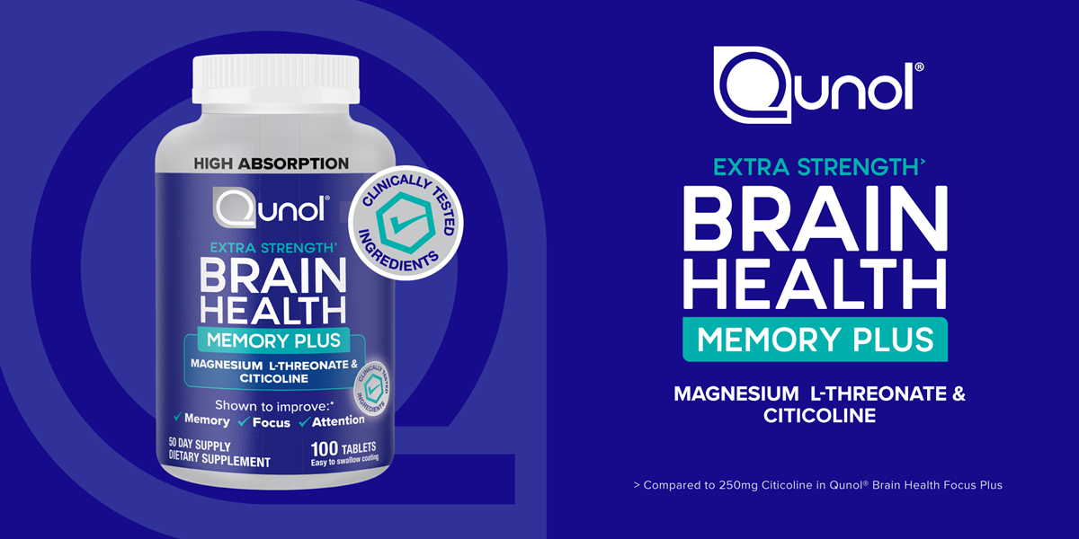 Qunol Brain Health Memory Plus, 100 Count | Costco