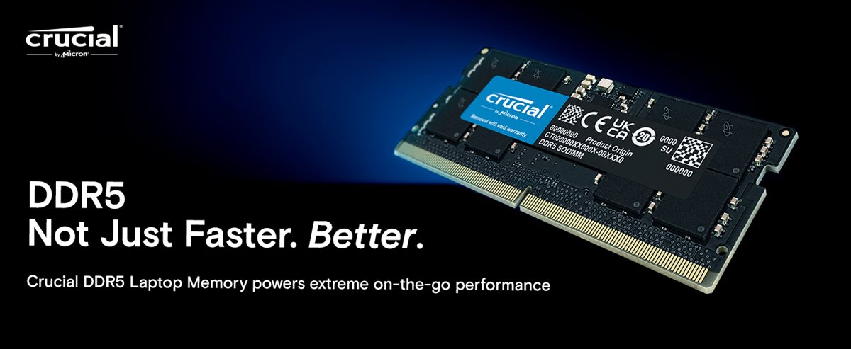 DDR5 Not Just Faster. Better.