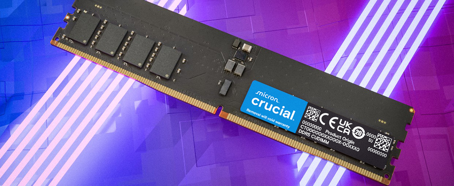 Crucial 64GB (2 x 32GB) DDR5-6400 PC5-51200 CL52 Dual