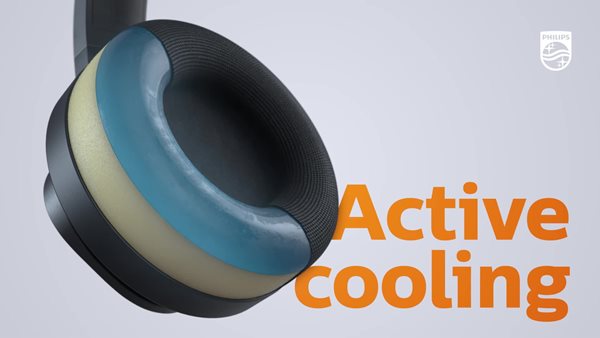 Philips A4216 ワイヤレススポーツヘッドフォン 再生時間最大35時間 洗える冷却イヤーカップクッション IP55 水/ほこり 並行輸入