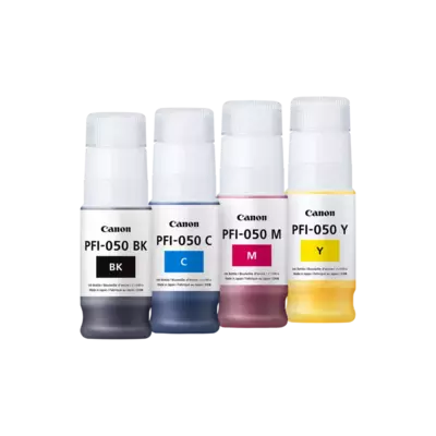 Easily recyclable plastic 70ml ink bottles to minimize replacement.