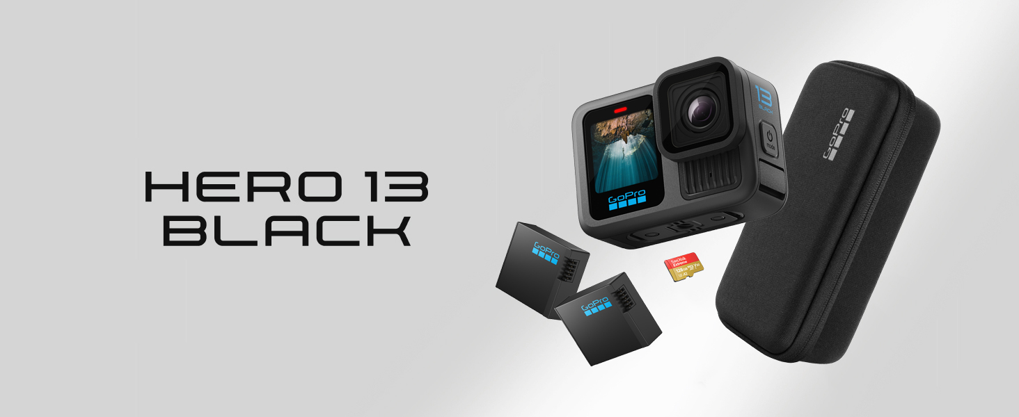 GoPro HERO13 Black Action Camera Bundle with Additional Enduro