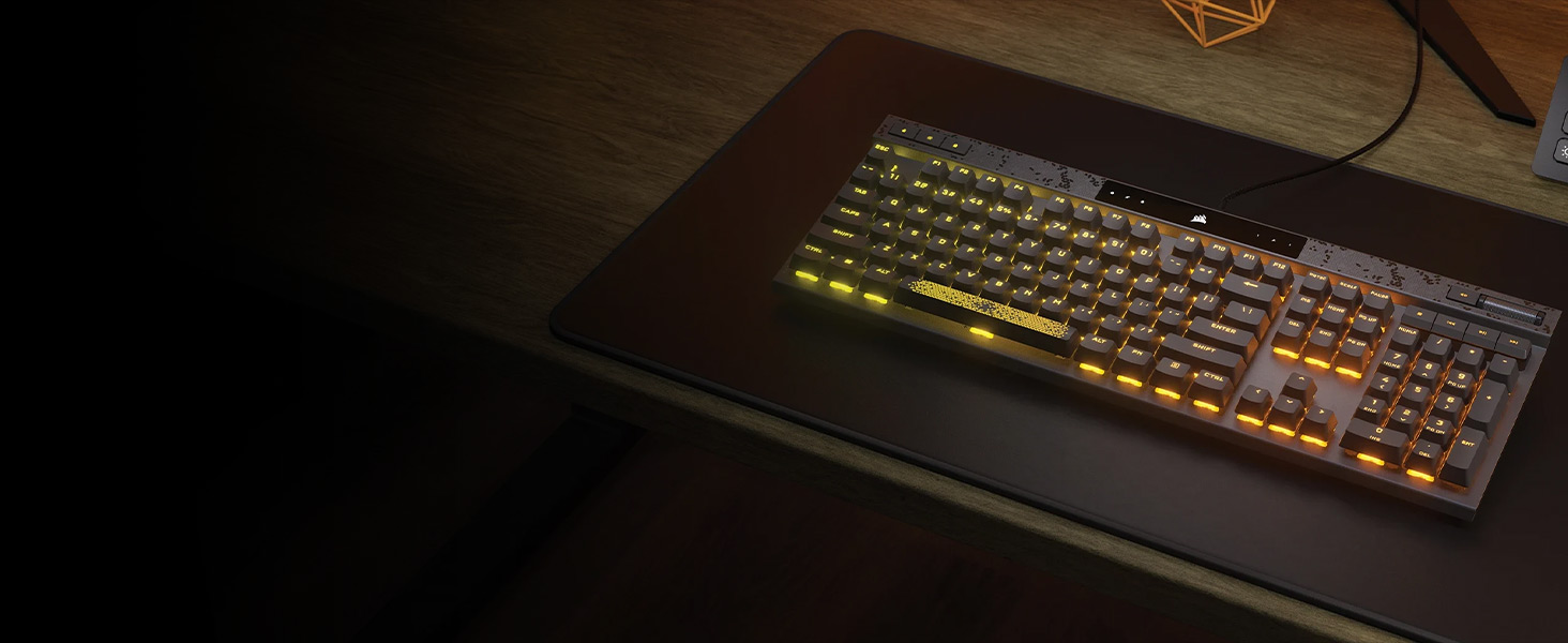 Corsair K70 MAX, Gaming-Tastatur DE-Layout, grau, Corsair MGX