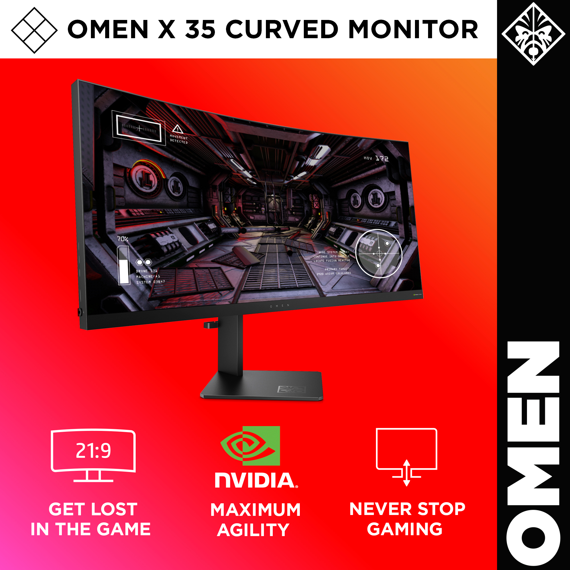 OMEN X by HP 35 Curved Display - Walmart.com
