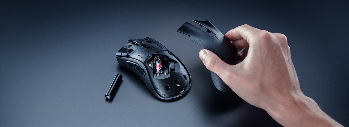 Razer DeathAdder V2 X HyperSpeed baterías AA o AAA