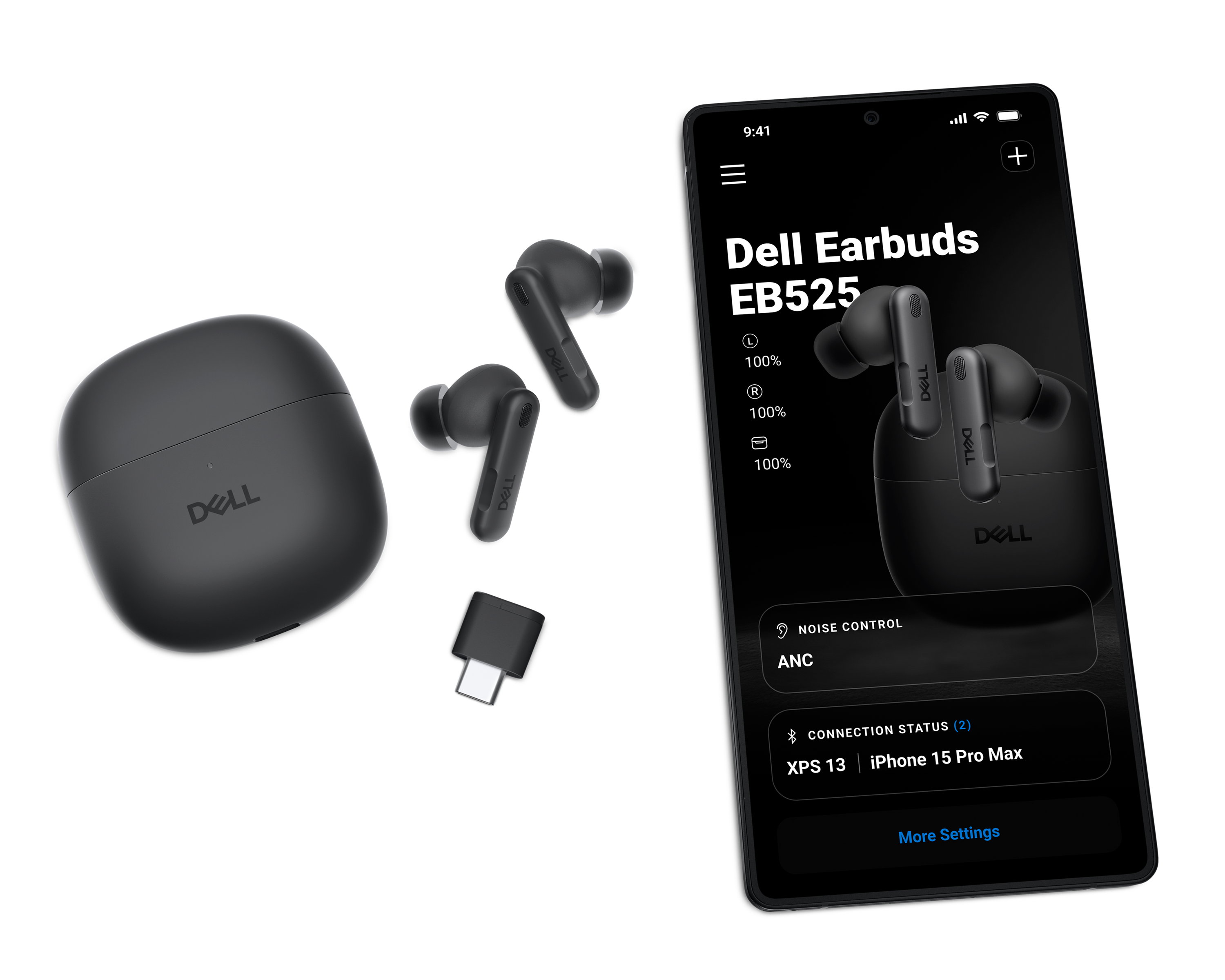Dell Pro Plus Earbuds EB525 Microsoft EB525-DAO | PC-Canada