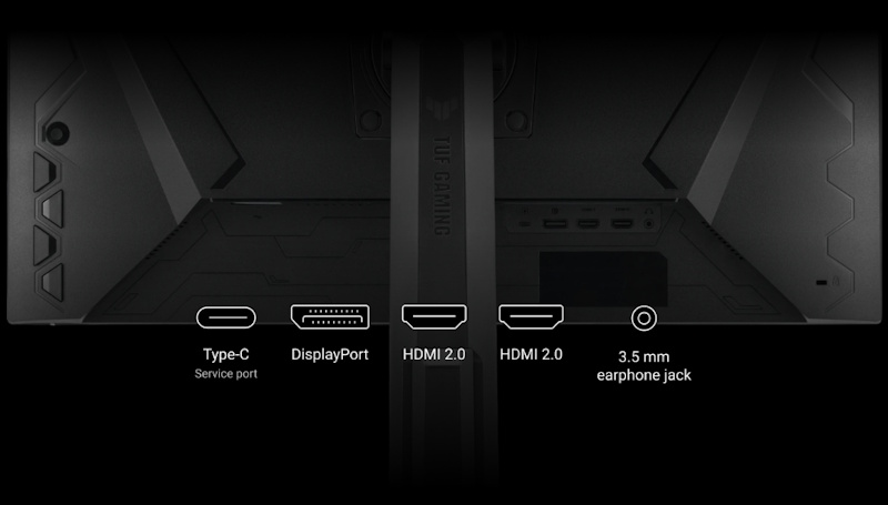 A multitude of connectivity options includes HDMI® 2.0, DisplayPort™ 1.4 ports and a USB Type-C.