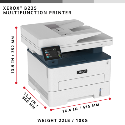 Dimensions and image of the device.