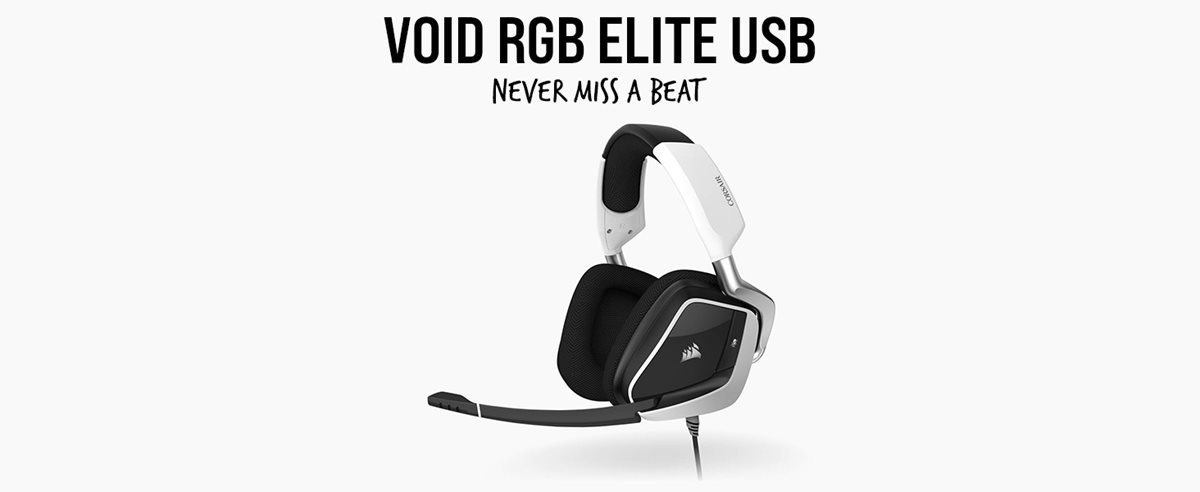 Udvalg Medic Tilmeld Corsair VOID RGB ELITE Wireless Gaming Headset, White - Newegg.com