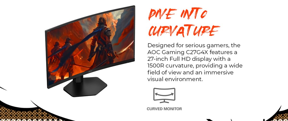 AOC Refurbished Excellent C27G4X 27
