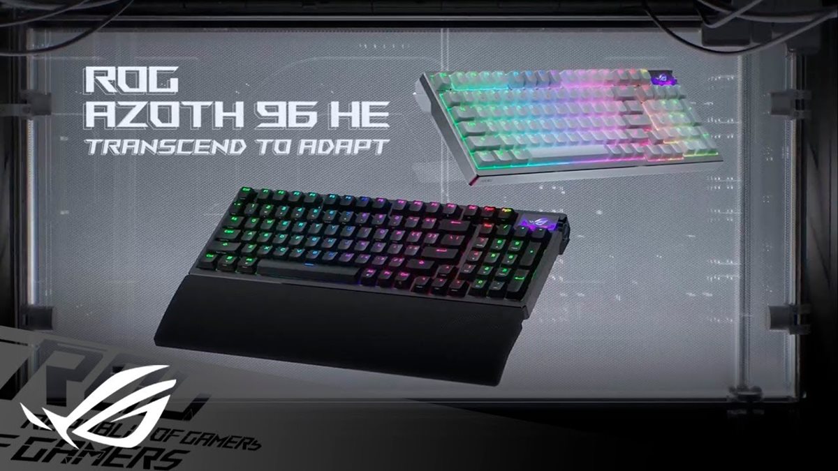 ASUS ROG Azoth 96% Wireless Magnetic Hall Effect RGB Gaming