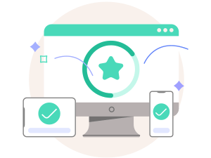 Illustration of McAfee Protection Score