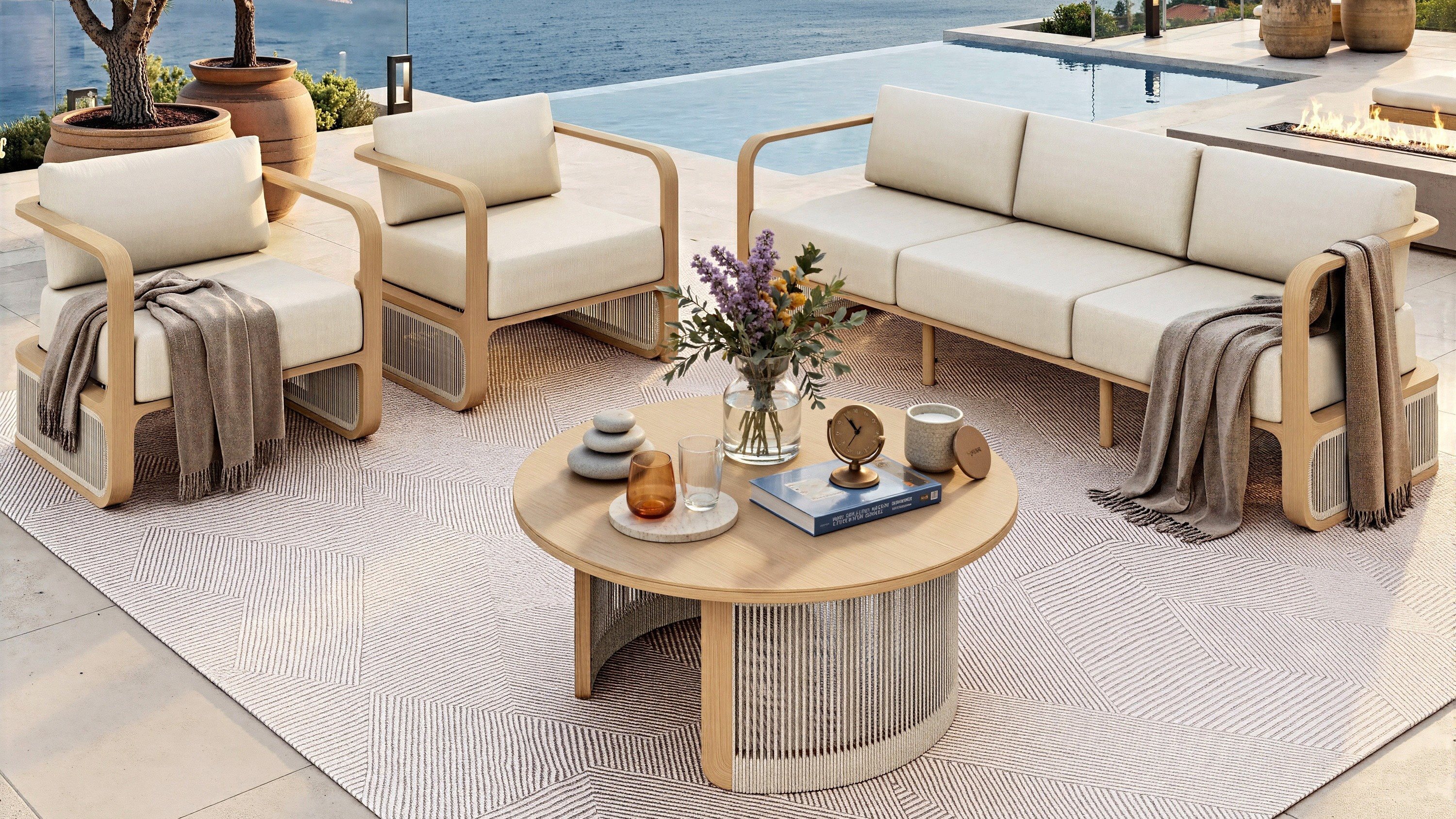 Tribeca 4-piece Patio Conversation Set | Costco