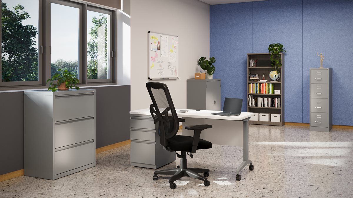 Alera furniture range in the office room