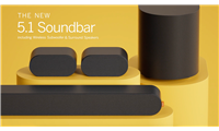 slide 1 of 4, zoom in, vizio 5.1 soundbar with dolby atmos and dts:x