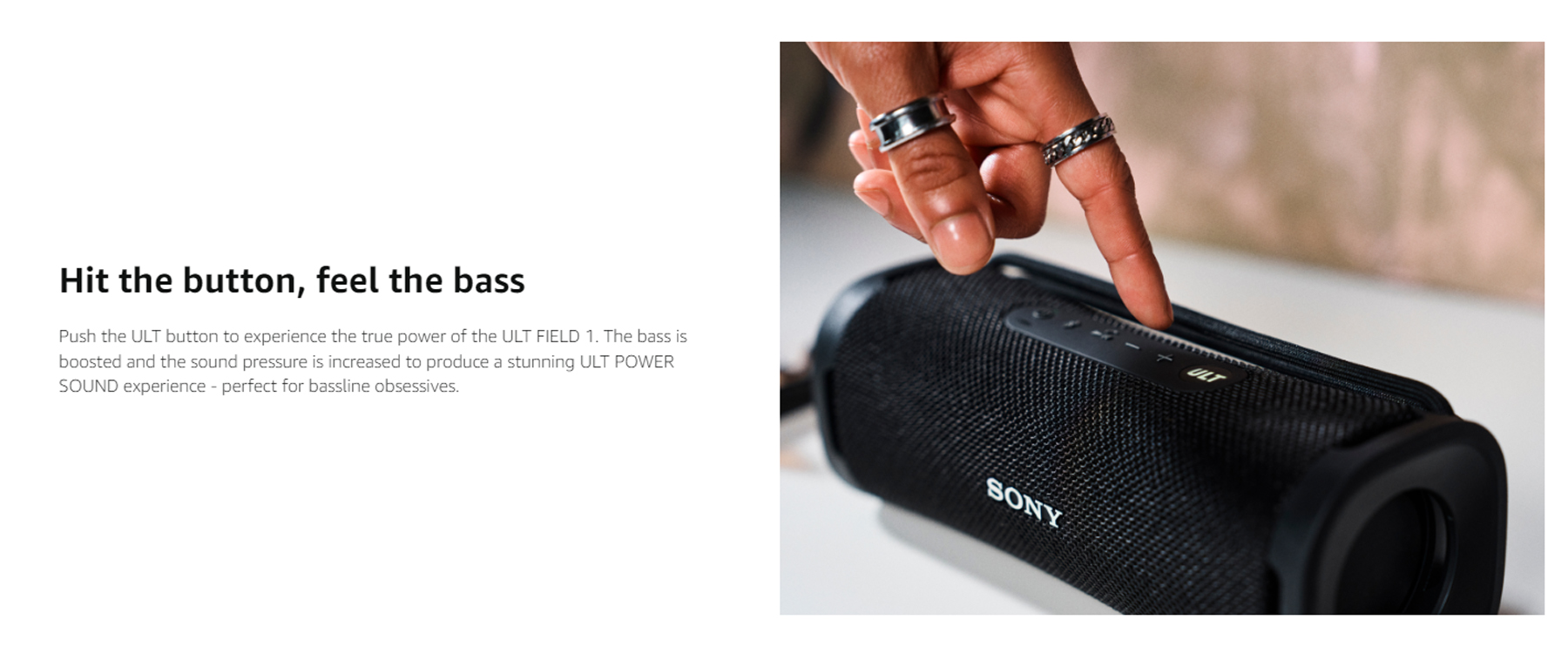 Buy Sony ULT Field 1 Portable Bluetooth Speaker - Black | Wireless