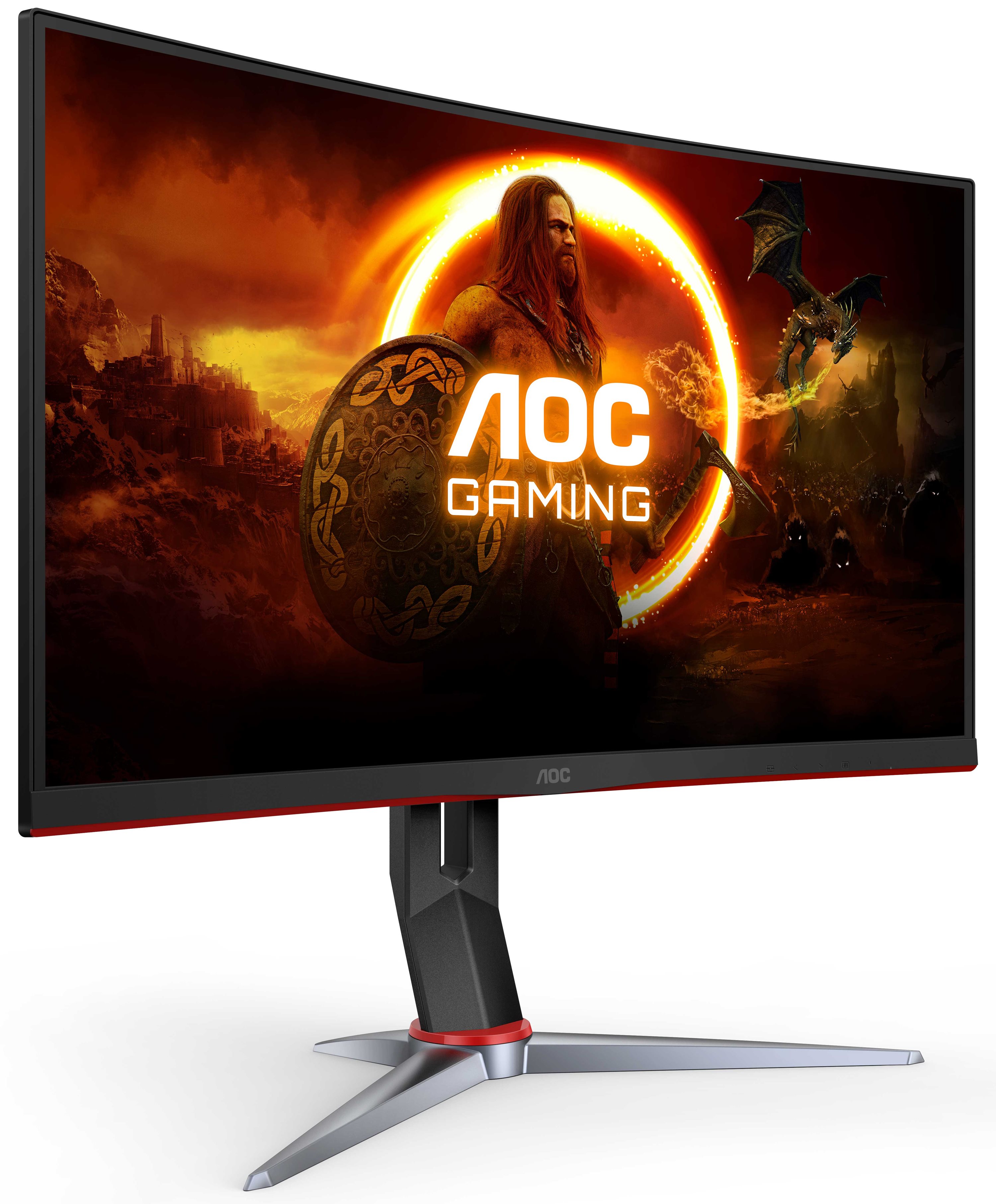 Refurbished: AOC C24G2-B 23.8