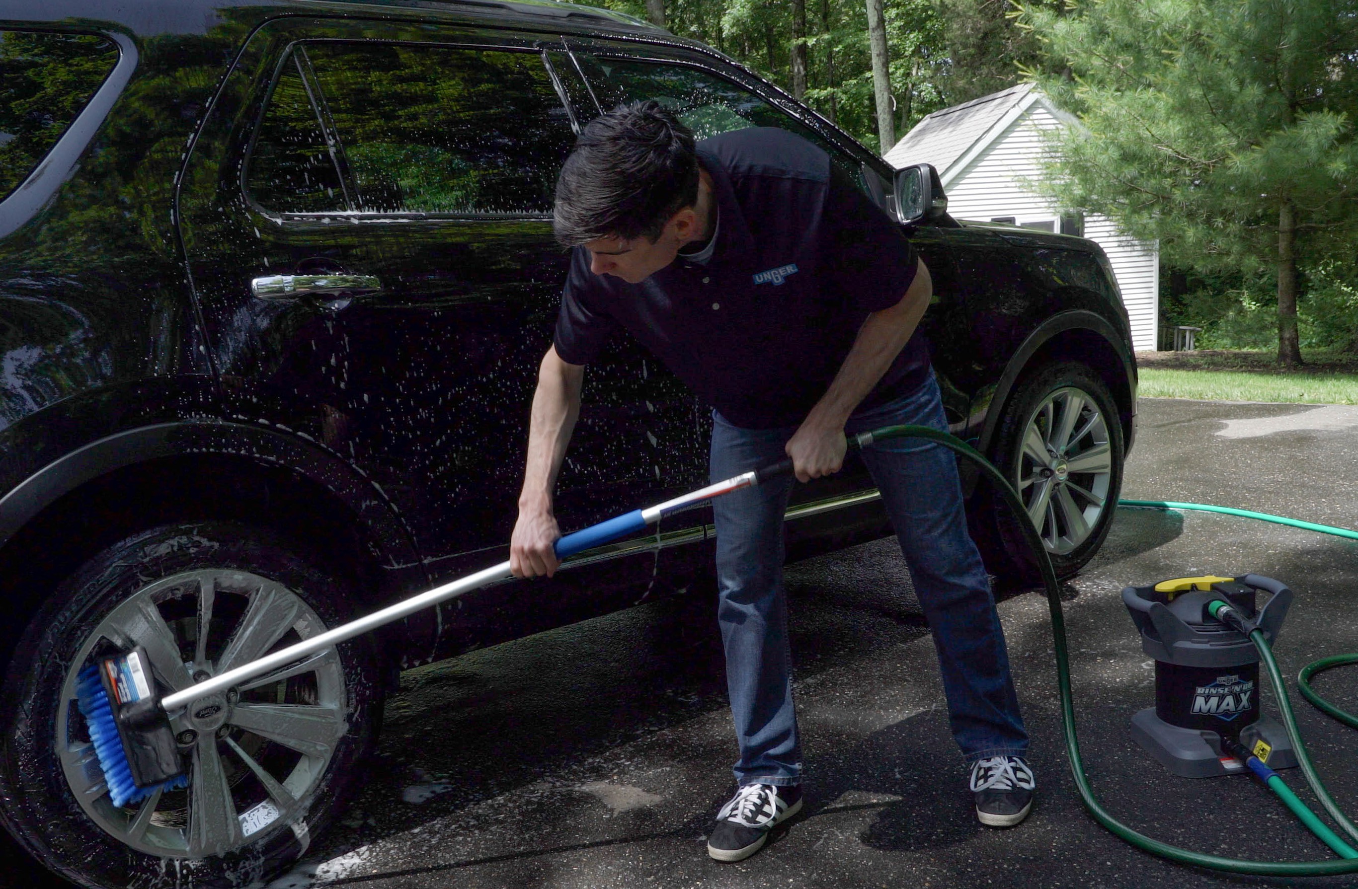 Unger Professional Rinse 'n' Go MAX Spotless Car Wash System