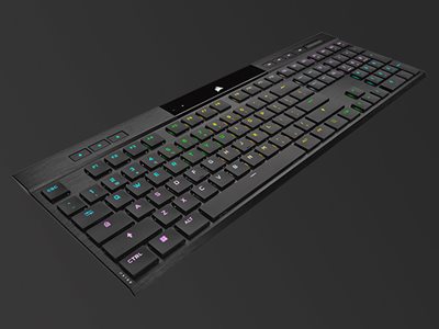 K100 AIR WIRELESS RGB Ultra-Thin Mechanical Gaming Keyboard - CHERRY MX  Ultra Low Profile Tactile