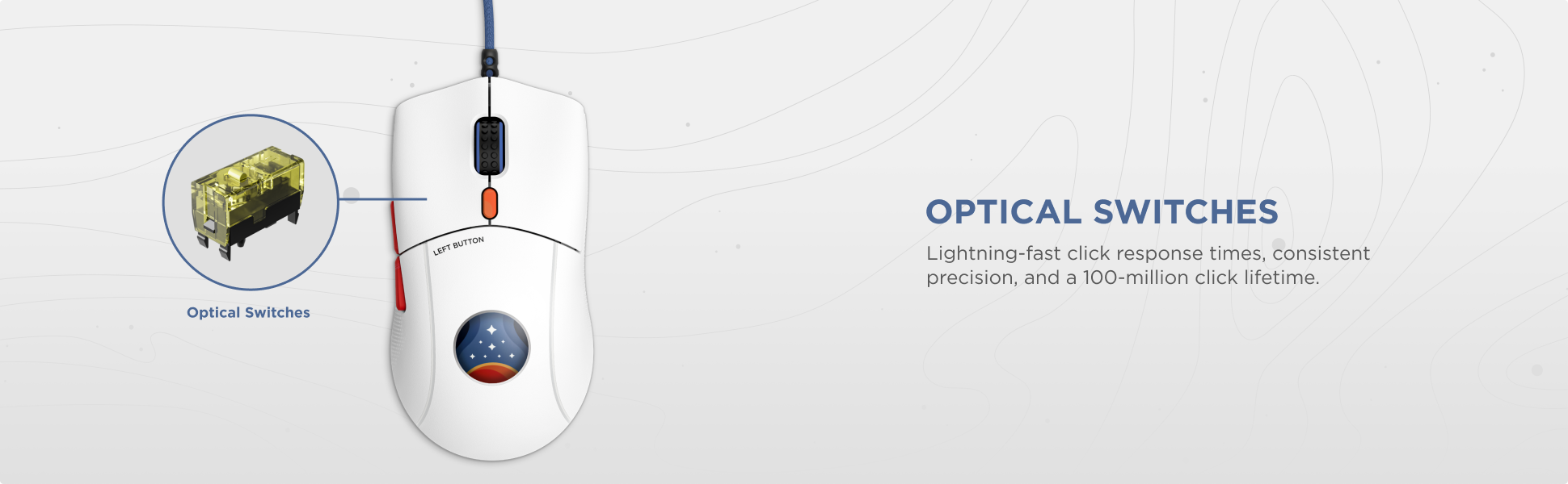 NZXT Lift 2 Starfield ULTRA LIGHTWEIGHT Symmetrical Wired Gaming