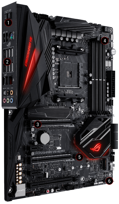 ASUS ROG Crosshair VII Hero AM4 ATX AMD Motherboard - Newegg.com