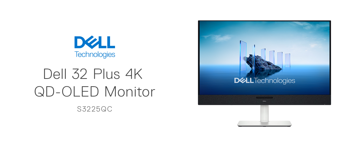 新品 Dell 32 Plus 4K QD-OLEDモニター S3225QC The Dell 32 Plus 4K QD-OLED - Dell S3225QC - makes a CES 2025 debut