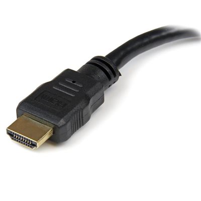 El formato de dongle de 20 cm reduce las posibilidades de bloquear otros puertos disponibles y elimina la tensión sobre los conectores HDMI®/DVI