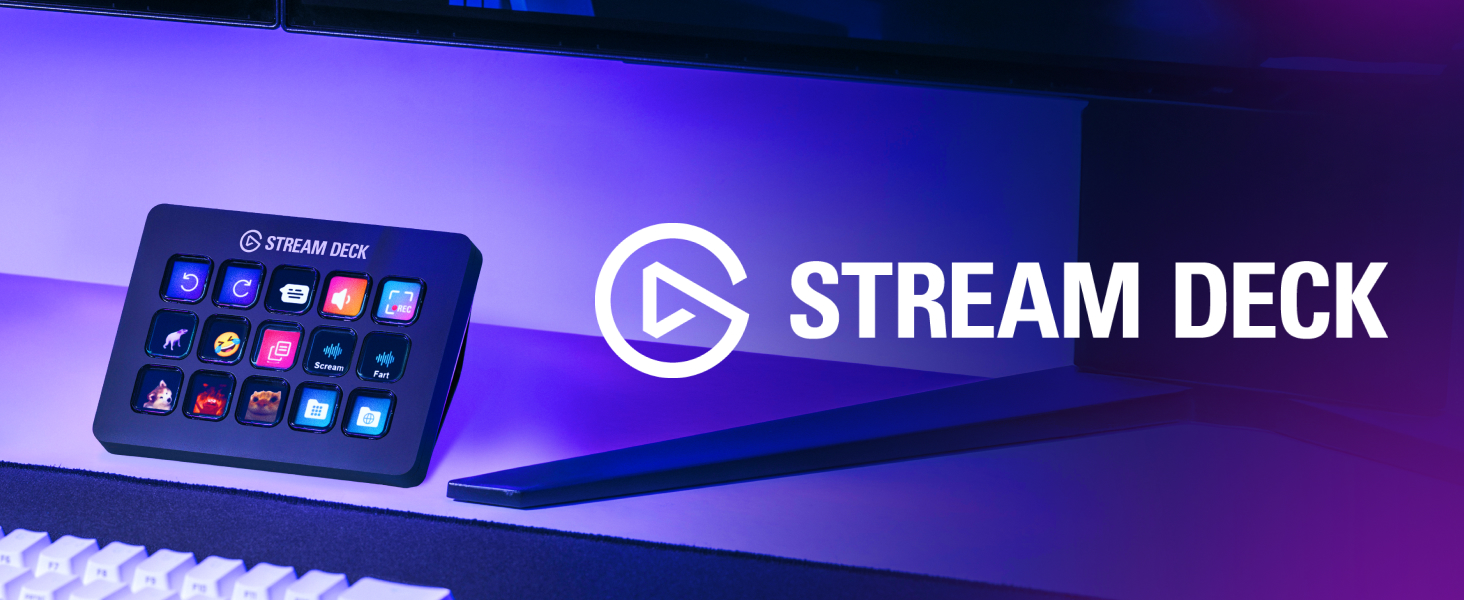 Elgato Stream Deck MK.2 10GBA9901 Full-size Wired USB Keypad with