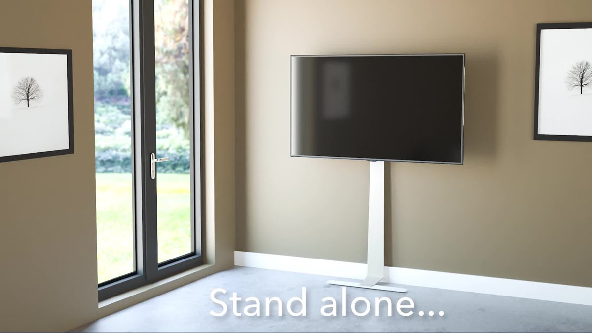 AVF Against the Wall TV Floor Stand for TVs up to 80