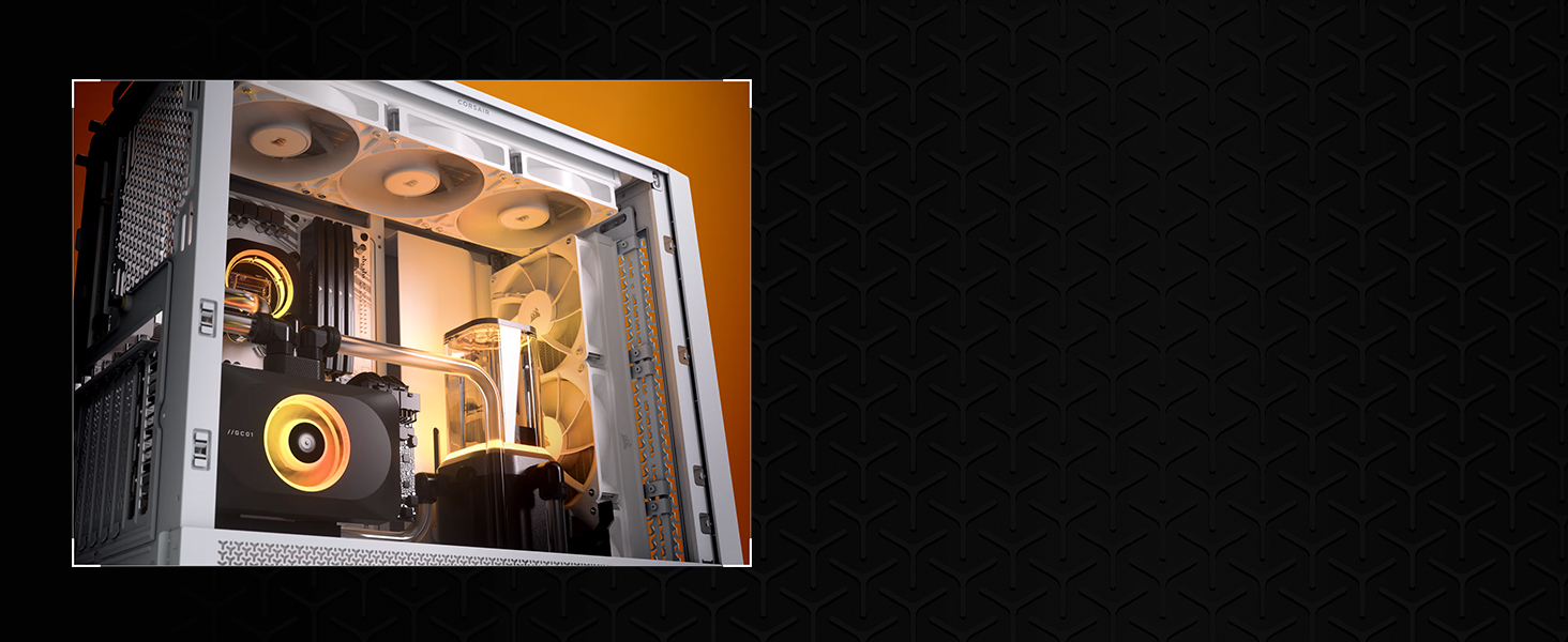 CORSAIR 4000D FRAME Modular Mid-Tower ATX Case - High Airflow Customizable PC Build