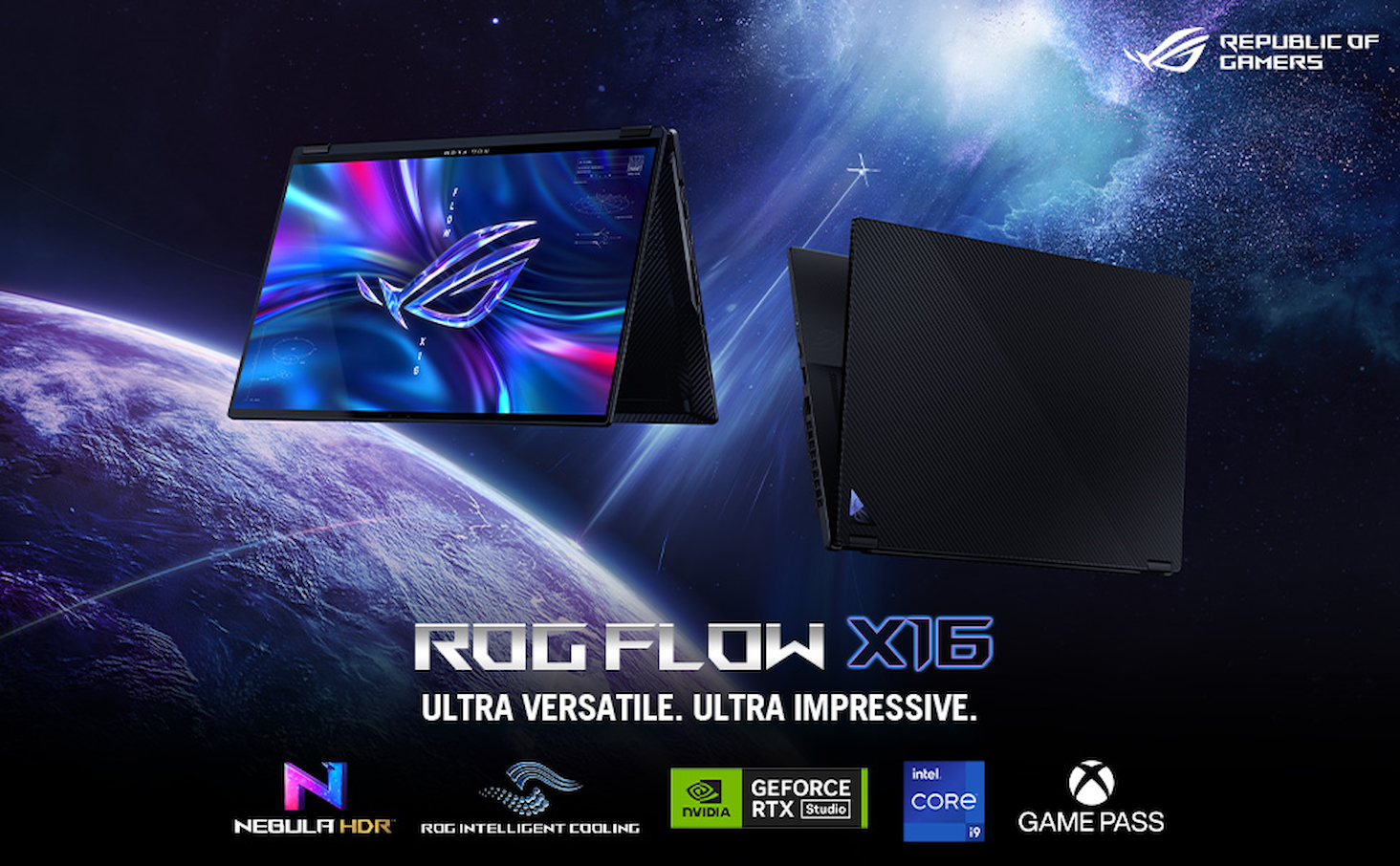 ASUS ROG Flow X16 (2023) | Gaming Laptop | 16-inch WQXGA Display 