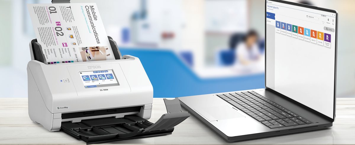 Epson DS-785W High-Speed Wireless Desktop Document Scanner