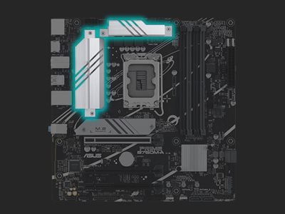 Prime motherboard with VRM heatsink image