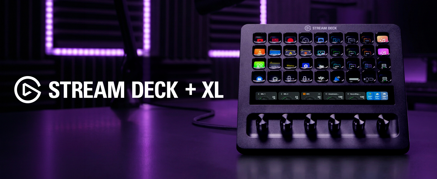 Elgato Stream Deck + XL Black 10GBX9901 - Best Buy