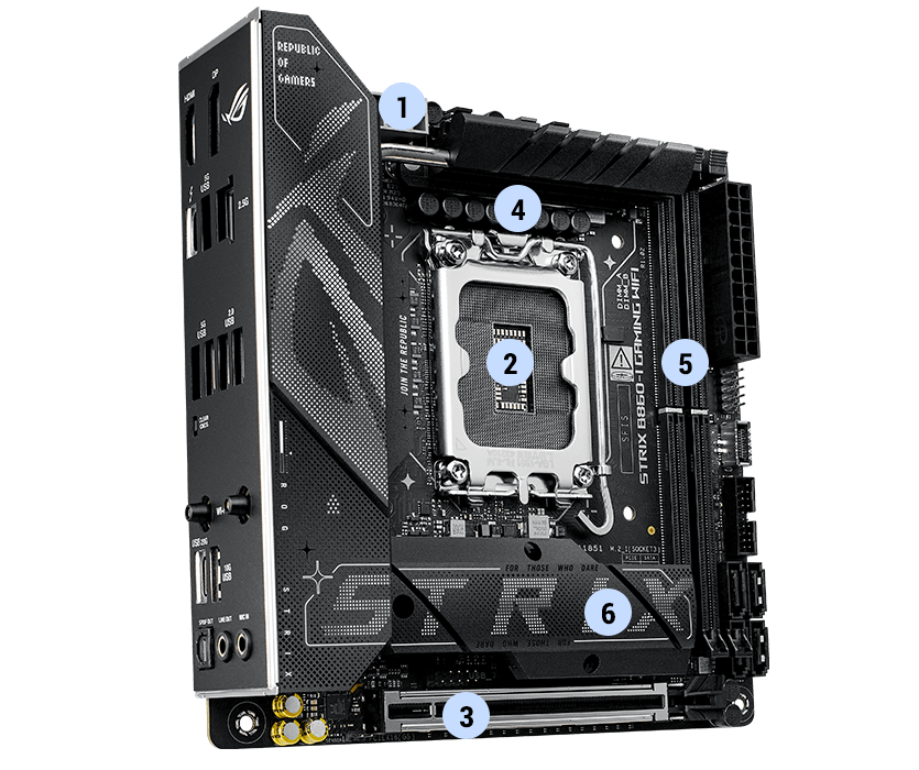 ASUS ROG STRIX B860-I GAMING WIFI B860 LGA 1851 mITX Mini