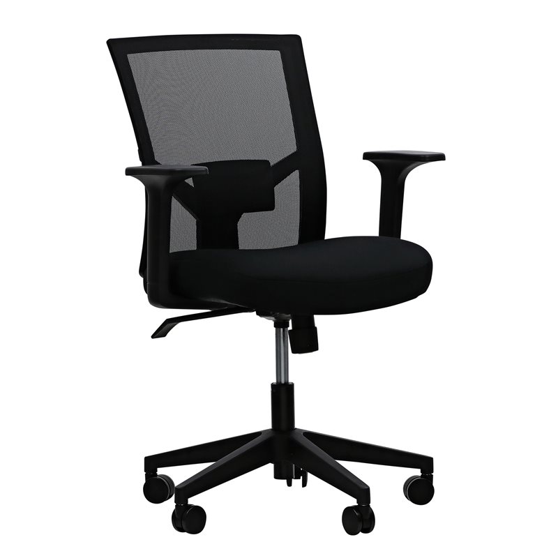 Alera®Alera Everyday Task Office Chair, Supports Up to 275 lb, 17.6″ to  21.5″ Seat Height, Black – Alera Details