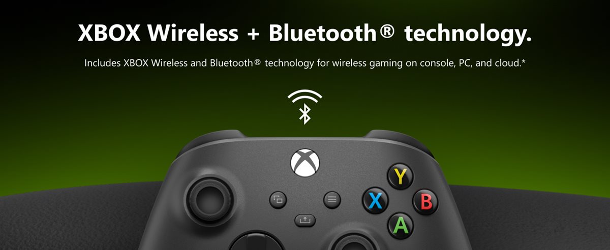 XBOX Wireless + Bluetooth® technology.