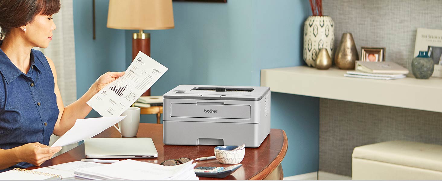 HL2379DW Compact Laser Printer with Duplex Printing and Wireless 