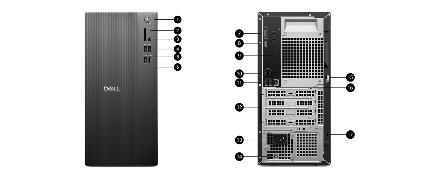【Dell】sect125000201monojp　Newタワー ECT1250 Amazon.com: Dell Tower Desktop ECT1250 - Intel Core Ultra 7