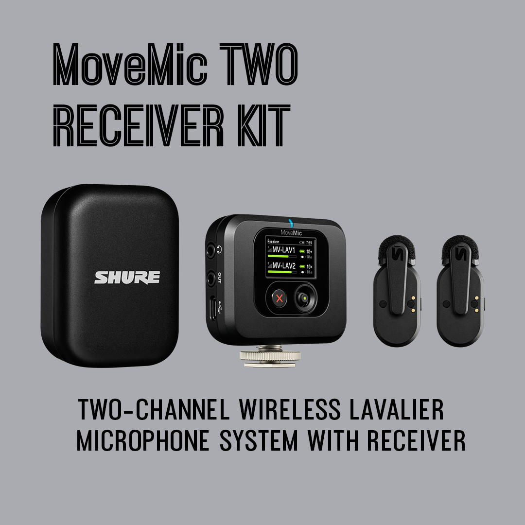 Shure MoveMic Two Channel Wireless Lavalier Microphone System - Thumbnail 4