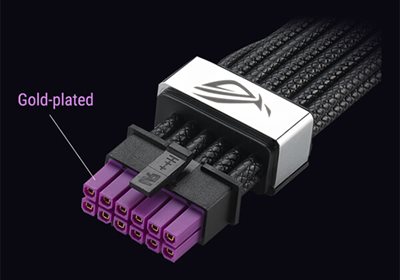 To-farvet 12V-2x6 PCIe-kabelstik