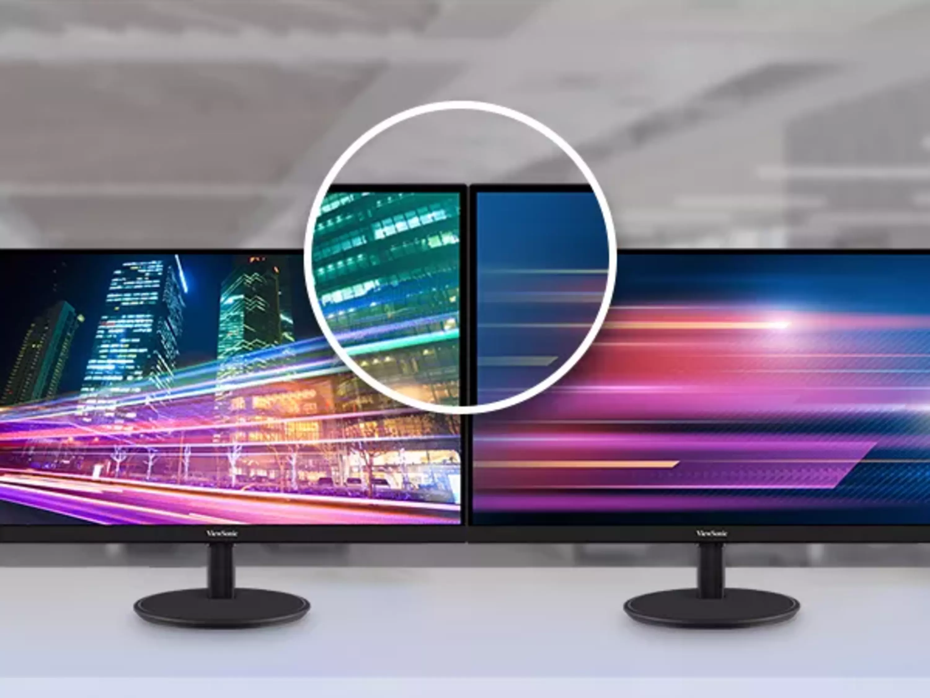 ViewSonic VA2409M 24 Inch Monitor 1080p IPS Panel with Adaptive