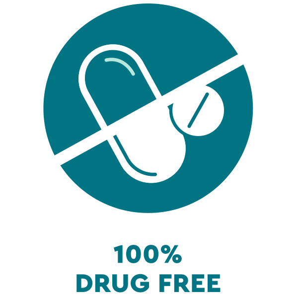 100% drug free