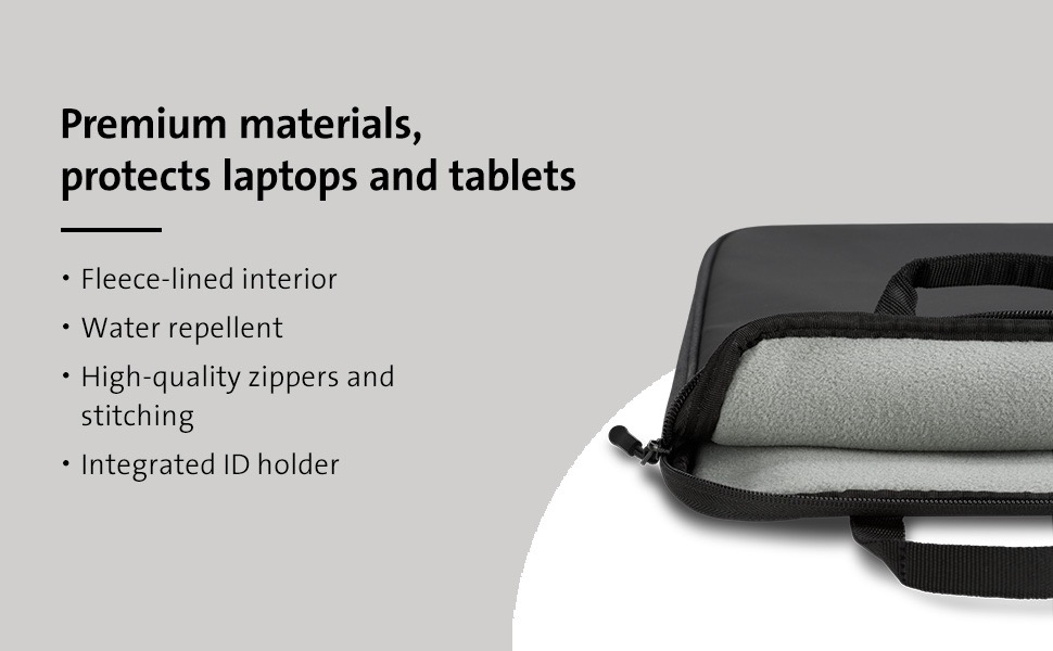 Kensington EcoFriendly Laptop Sleeve notebook carrying case