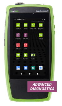 Advanced Copper and Fiber Network Testing, Diagnostics, Discovery, and Mapping